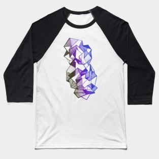 Geometric triangles art abstract Baseball T-Shirt